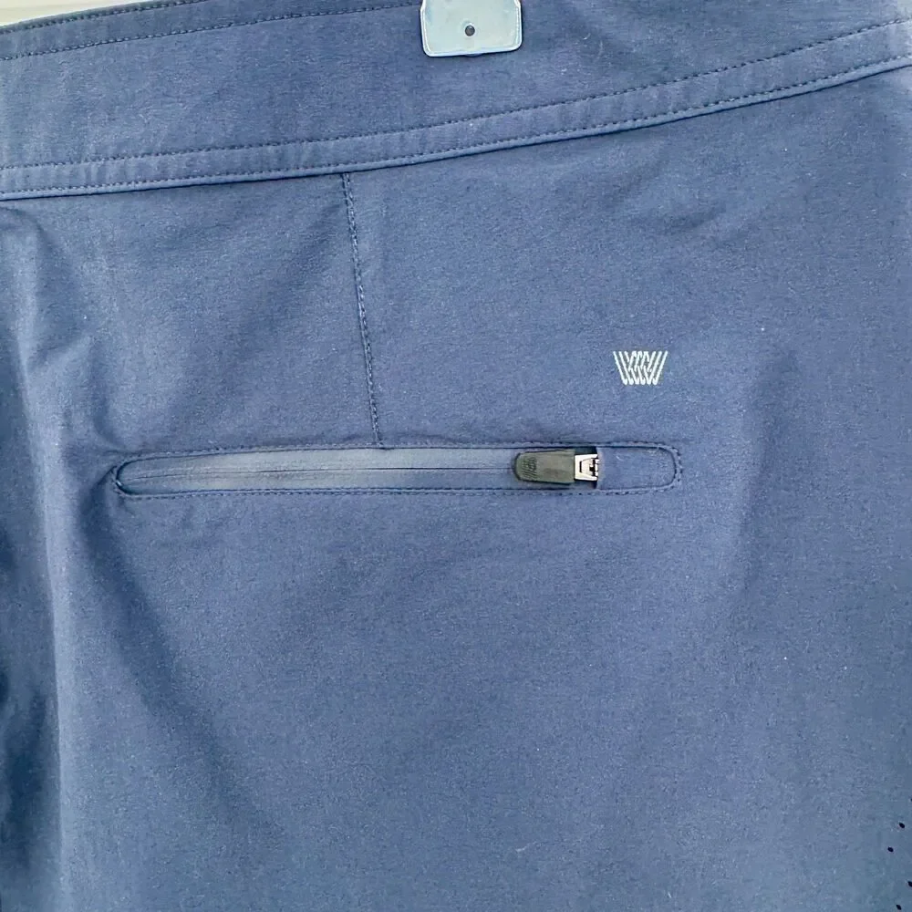 MACK WELDON Navy Blue Hybrid Active Shorts Size XL